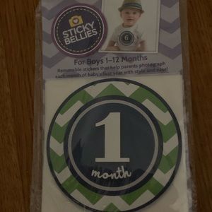 Baby Boy monthly milestone Stickers New